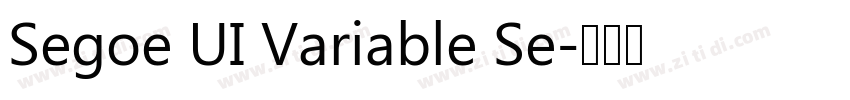 Segoe UI Variable Se字体转换